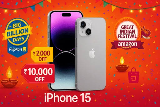 Best iPhone Deals On Flipkart BBD & Amazon Sale 2025 Huge Discounts